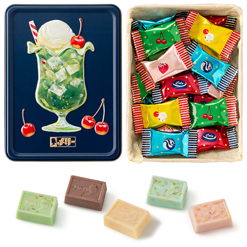 はじけるキャンディーチョコレート。